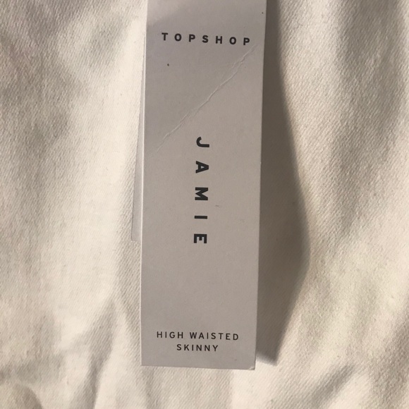 Topshop Jamie Jean White Skinny Jean - Picture 4 of 4